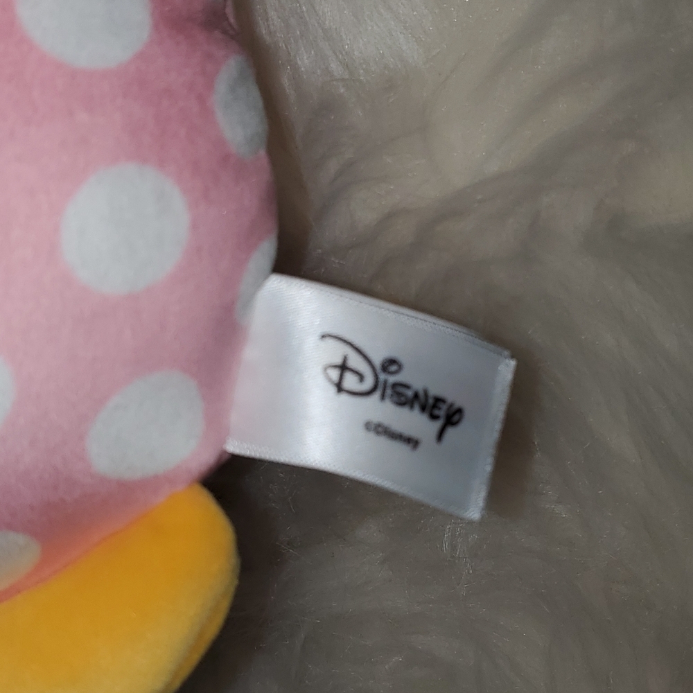 Disney Minnie Mouse Stuffed Animal Pink and Black Plush - Picture 3 of 8